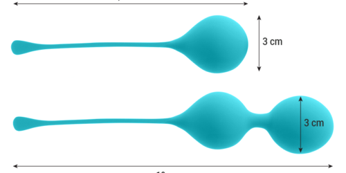 BOLAS CHINAS KEGEL PACK KENDALL AZUL