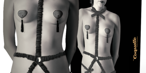 LINGERIE SET CON PEZONERAS DELUXE